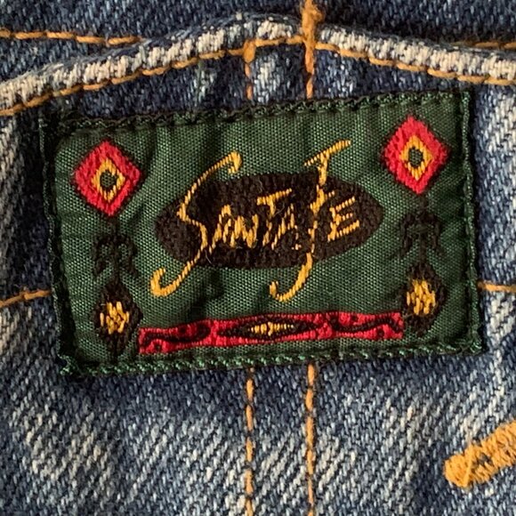 Denim Vintage Mr. Jump Women’s Overall Straight Leg Side Buttons Jeans Jumpsuit - Picture 5 of 9